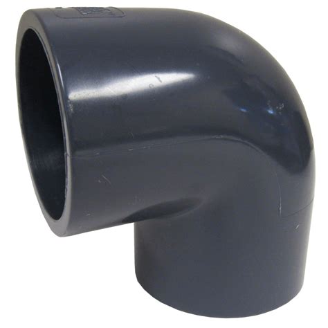 3/4" Schedule 80 PVC 90-Degree Elbow - Socket, NSF Compliant