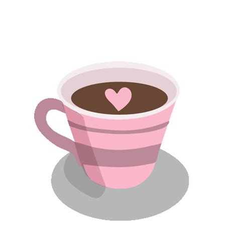 a pink coffee cup with a heart on the top and bottom filled with hot chocolate