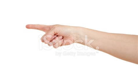 Arm Outstretched With Index Finger Pointing stock photos - FreeImages.com