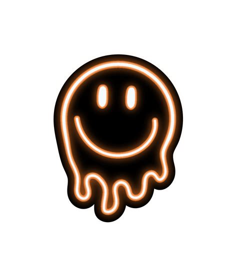 "neon sign dripping smiley face" Sticker for Sale by keeganemma | Drip ...