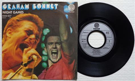 GRAHAM BONNET / RAINBOW 'Night Games' German 7" (411179485) ᐈ Köp på Tradera