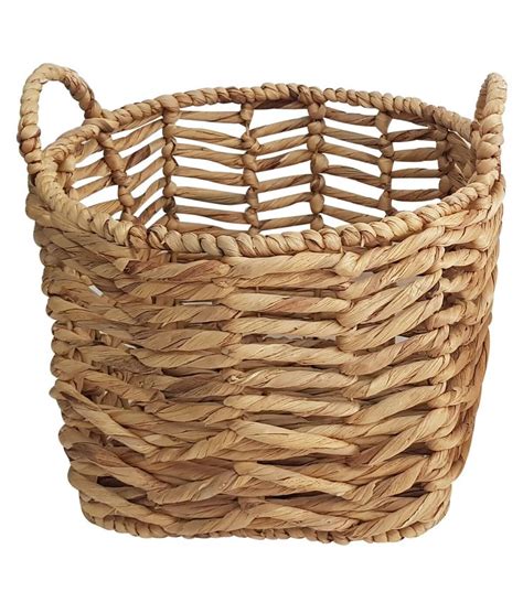 Large Round Water Hyacinth Basket with Handles | JOANN in 2023 | Water ...