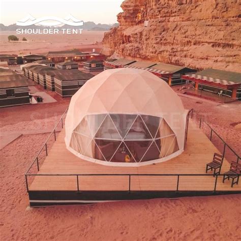 Desert Luxury Hotel Glamping Geodesic Dome Tent - China Geodesic Dome Tent and Camping Tent price