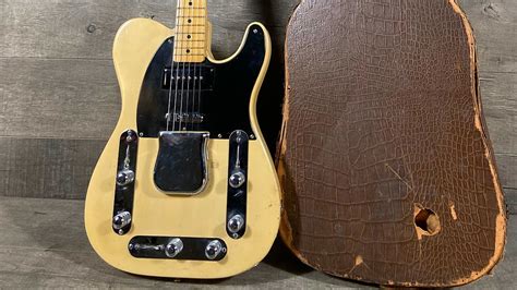 The story of the 1950s Fender “Payola” Telecasters, which featured one of the wildest guitar ...