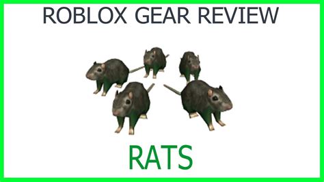 Roblox Gear Review #12: Rats - YouTube