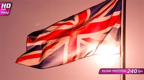 Sunlight Through The British Flag - Design Template Place