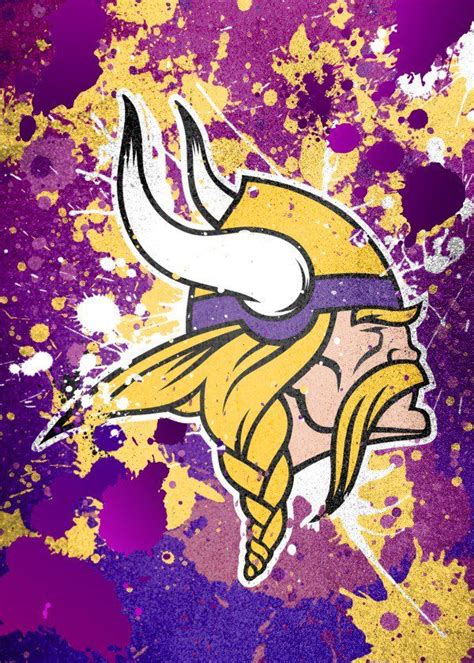 NFL Team Emblems Minnesota Vikings #Displate artwork by artist "Cody ...