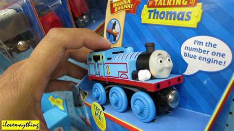 Talking Thomas & Gordon (Wooden Railway) + My Boy riding some Kiddie Rides - YouTube