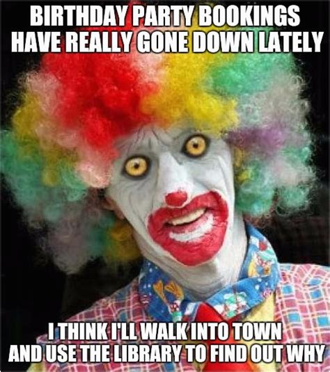 Evil Clown Birthday Meme – BirthdayBuzz