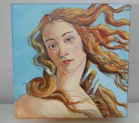 Birth of Venus Sandro Botticelli Antique Oil Painting Florence | Etsy