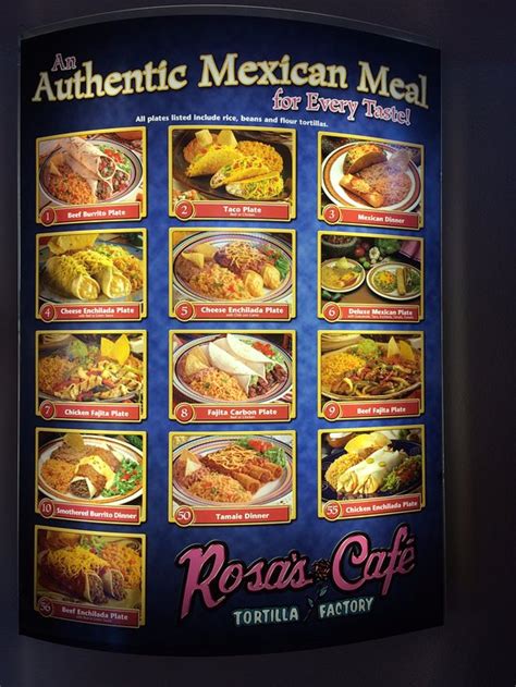 Rosa's Cafe & Tortilla Factory, Temecula - Menu, Prices & Restaurant ...