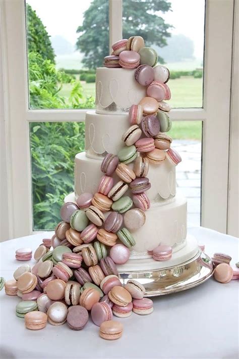 Pin by Hannah on Wedding ideas | Macaroon wedding cakes, Cake, Beautiful wedding cakes