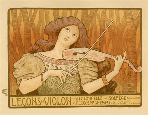 French Poster Violin Performance Free Stock Photo - Public Domain Pictures