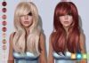 Second Life Marketplace - Hotties'99 Vanda hair -Blonde&Red