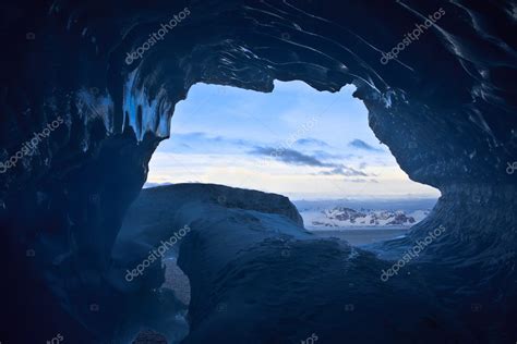 Blue ice cave — Stock Photo © goinyk #4032989