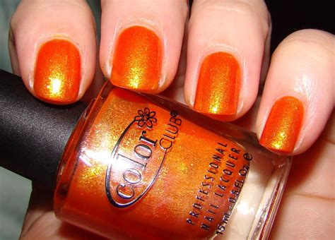 Orange polish | Great nails, Color club, Nails