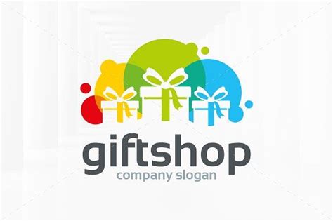 Gift Shop Logo Template | Shop logo, Logo templates, Shop logo design