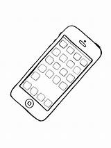 Printable Cell Phone Template sketch template