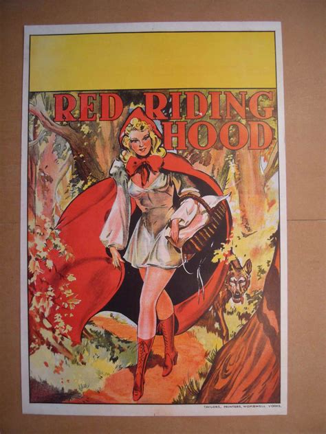 Red Riding Hood Original Movie Poster UK DC 20" x 30" - Simon.Dwyer - a ...