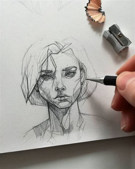 Pencil Sketch Artist Ani Cinski - Aesthetic painting ideas | Art ...