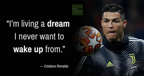 ⚽ Cristiano Ronaldo CR7 I'm living a dream I never want to wake up from ...