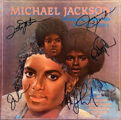 The Jacksons 5 signed 14 Greatest Hits with the Jackson 5 album | EstateSales.org