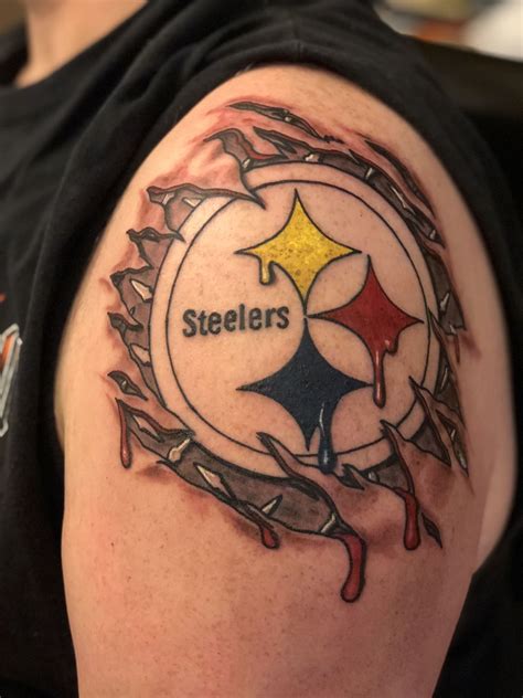 Pittsburgh Steelers shoulder skin rip tattoo Pittsburg Steelers, Pittsburgh, Steelers Tattoos ...