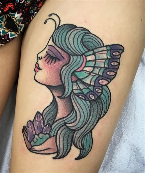 Fairy Tattoo Outlines For Women - belajar menggambar