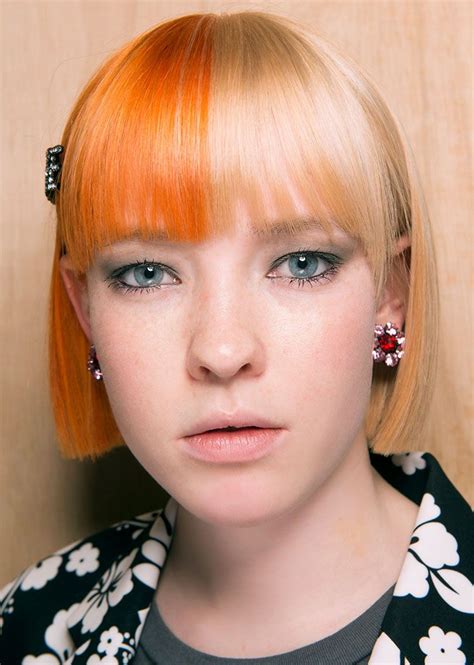25 Runway-Inspired Ways to Style Your Bangs | Hair color for black hair, 2017 hair trends, Cool ...