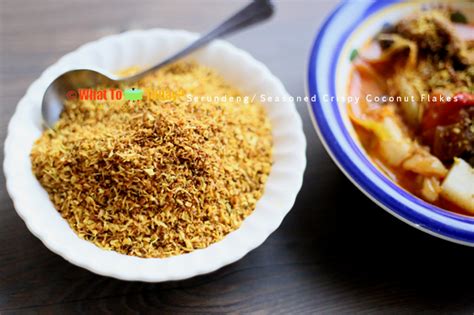 Serundeng/Serunding (Spiced Toasted Coconut)