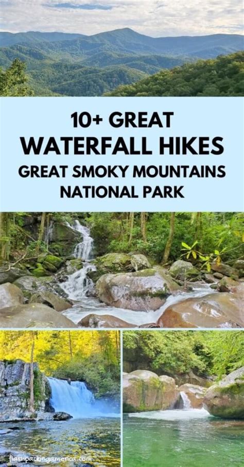 10+ best waterfall hikes in the Smoky Mountains! Beautiful waterfalls ...