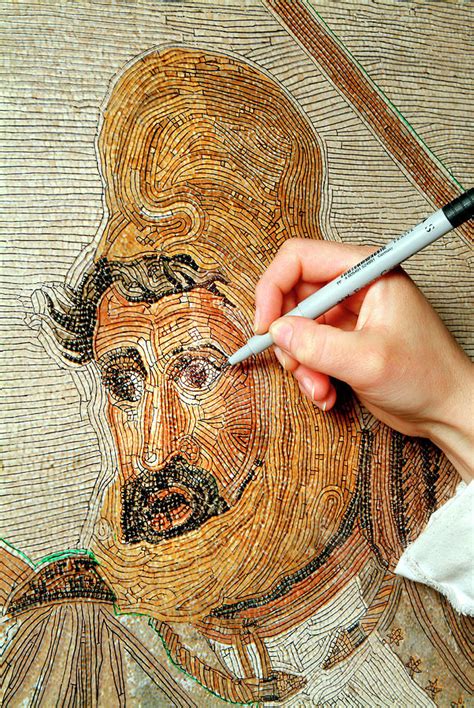 Battle Of Issus Mosaic Reconstruction Photograph by Pasquale Sorrentino ...