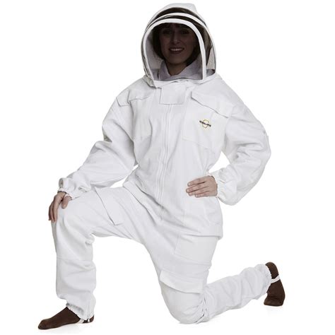 ALL IN ONE BEEKEEPING SUIT - Fencing Veil – Comfortable, Durable, Professional & Beginner ...