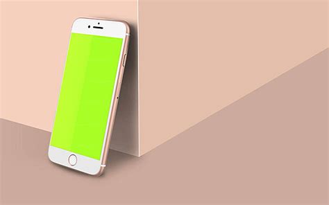 Rose Gold Phone Mockup Stage V2 Touch Modern Cellphone Photo Background And Picture For Free ...