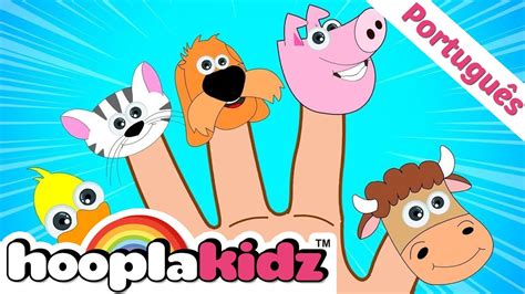 A Família Dos Dedos dos Animais | Músicas Infantis 😺 | HooplaKidz Brasil - YouTube