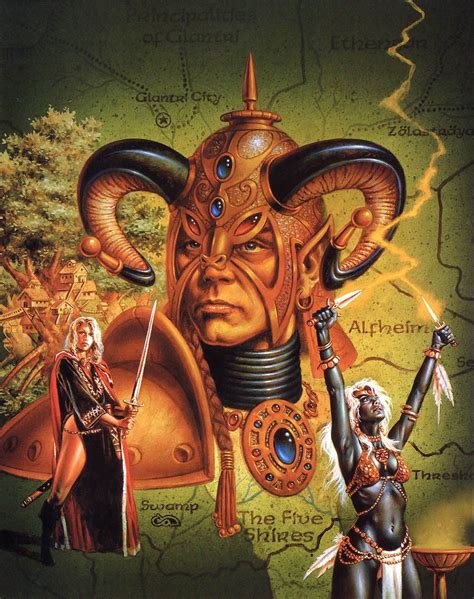 The Elves of Alfheim - Clyde Caldwell | Fantasy illustration, Scifi ...