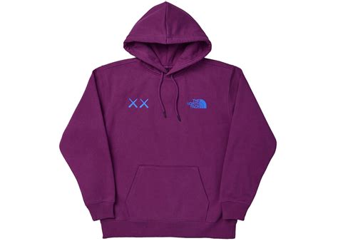 KAWS x The North Face Popover Hoodie Pamplona Purple Men's - FW21 - US