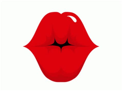 Kiss Lips GIF - Kiss Lips Red Lips - Discover & Share GIFs