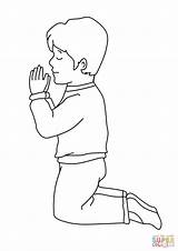 Praying Boy coloring Page  Free Printable Coloring Pages sketch template