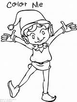 Elf On The Shelf Printable Coloring Pages At GetColoringscom  Free sketch template
