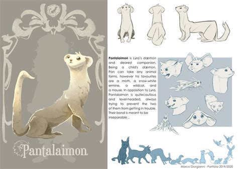 Pantalaimon | His dark materials, Dark material, Fantasy concept art