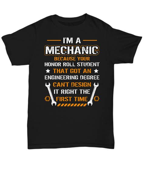 Mechanic Funny Tee