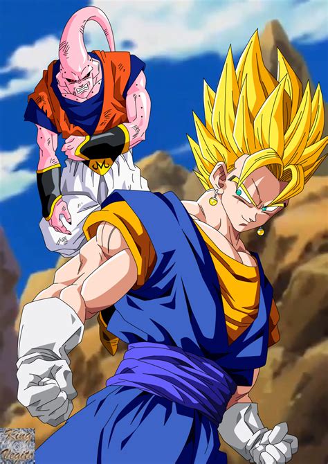 Super Vegito vs Super Buu Restored by kingvegito on DeviantArt