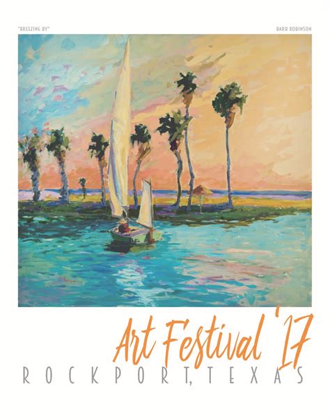 2017 Rockport Art Festival Poster by Barb Robinson — Rockport Center for the Arts