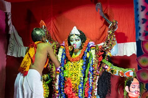 Kali Puja At Kolkata India Stock Photo - Download Image Now - iStock