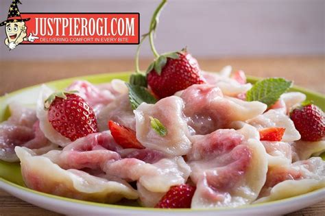 Strawberry-Filled Pierogies : sweet Pierogi