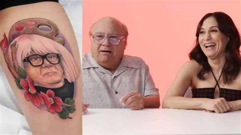 Danny DeVito and Daughter Lucy Review Tattoos of Characters He's Played ...