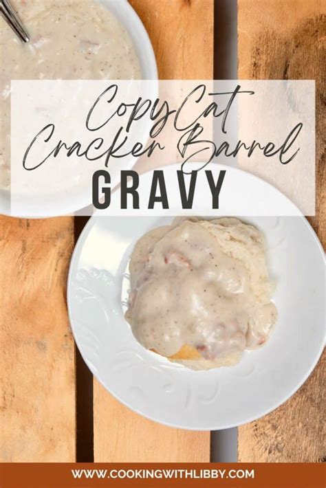 Copycat Cracker Barrel Gravy Recipe | Cooking With Libby