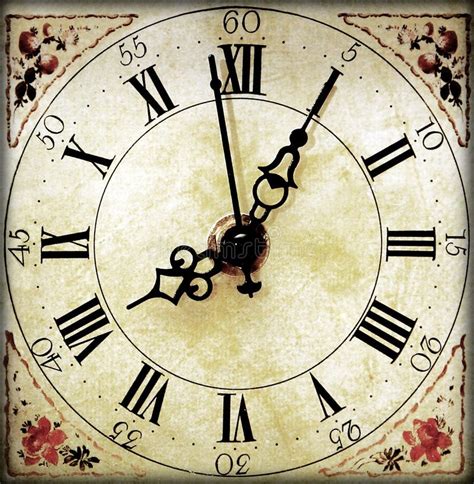 Retro Clock Face stock image. Image of dial, face, hours - 4527639