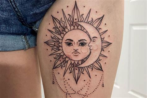 Update 78+ sun moon star tattoo meaning super hot - in.coedo.com.vn